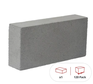 H+H Celcon SCP100 Standard Coursing Block (65 x 215) x 100mm 3.6N